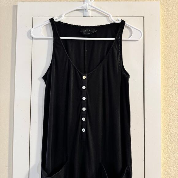 Hatch The Cotton Maternity Nursing Friendly Jumpsuit Black Size XS/S - Picture 12 of 13